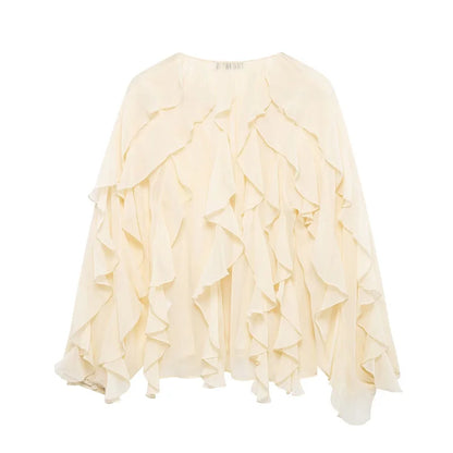 Whisper Ruffle Top - Livellia