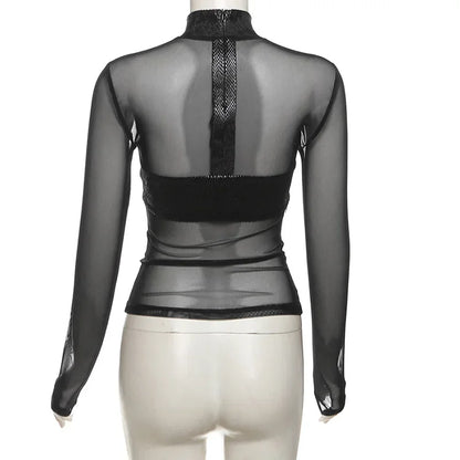 Mesh Edge Top - Livellia