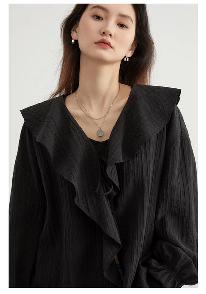 Boho Ruffle V‑Tie - Livellia