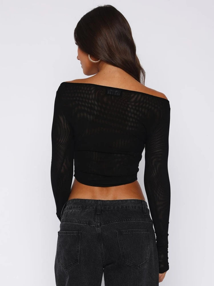 Mesh Crop Top - Livellia