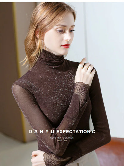 Lace Mesh Top - Livellia