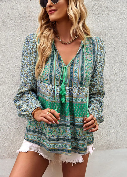 Boho Blossom Blouse - Livellia