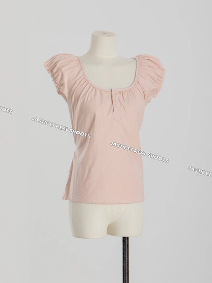 Puff Waist Tee - Livellia