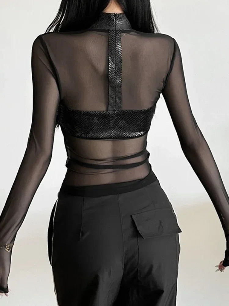 Mesh Edge Top - Livellia