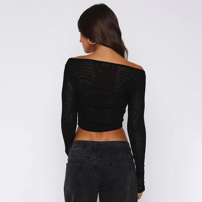Mesh Crop Top - Livellia