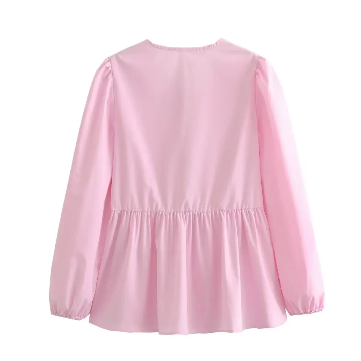Vintage Puff Sleeve Ruffle Blouse - Livellia