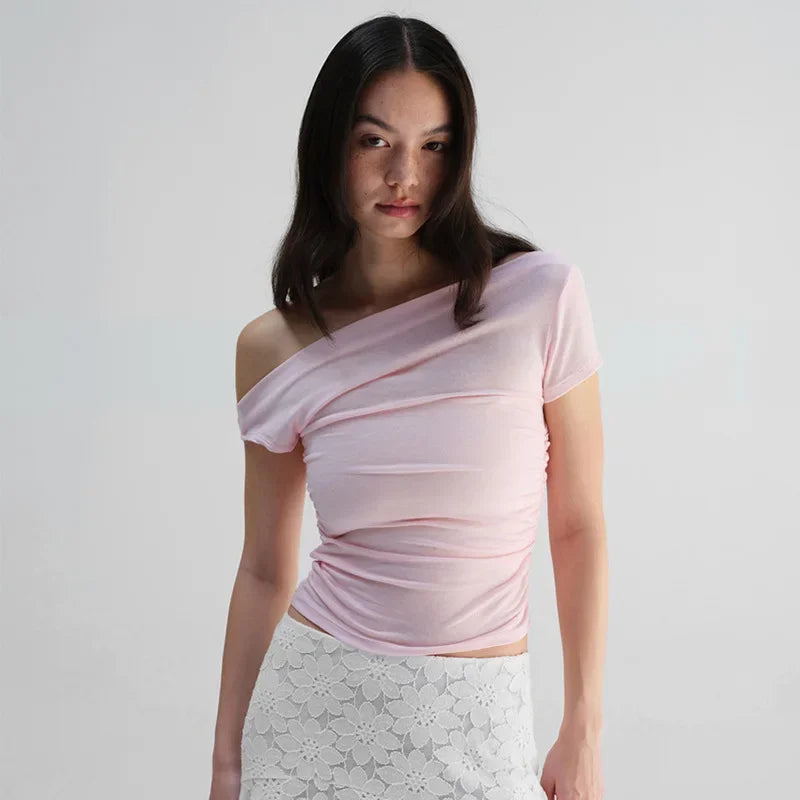 Asymmetric Off-Shoulder Top - Livellia