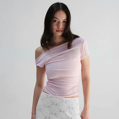 Asymmetric Off-Shoulder Top - Livellia