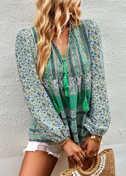 Boho Blossom Blouse - Livellia
