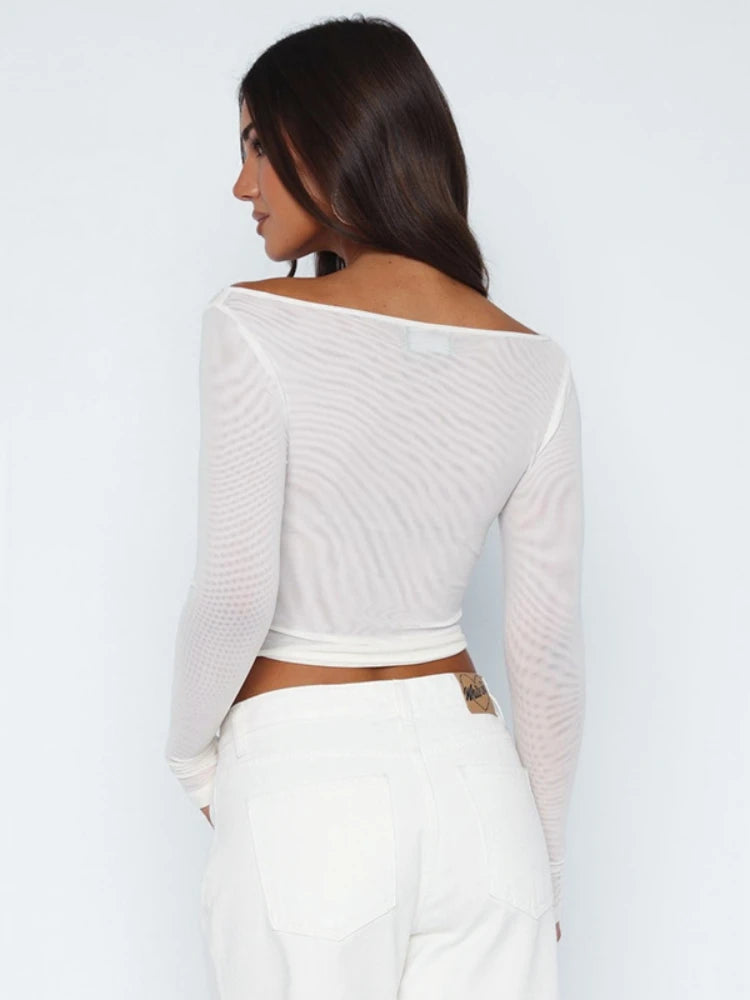 Mesh Crop Top - Livellia