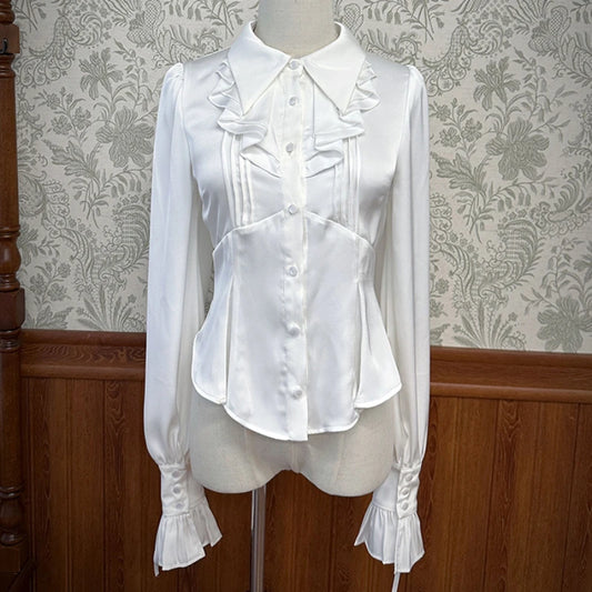 Victorian Princess Ruffle Blouse - Livellia