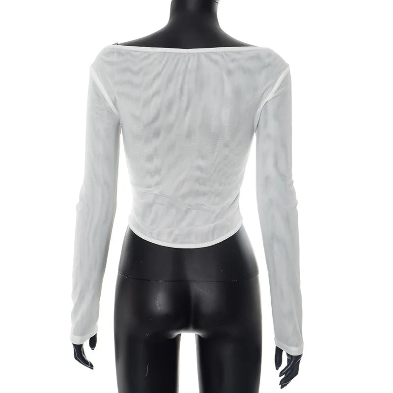 Mesh Crop Top - Livellia