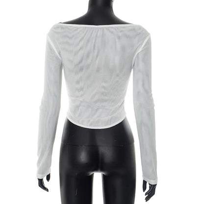Mesh Crop Top - Livellia
