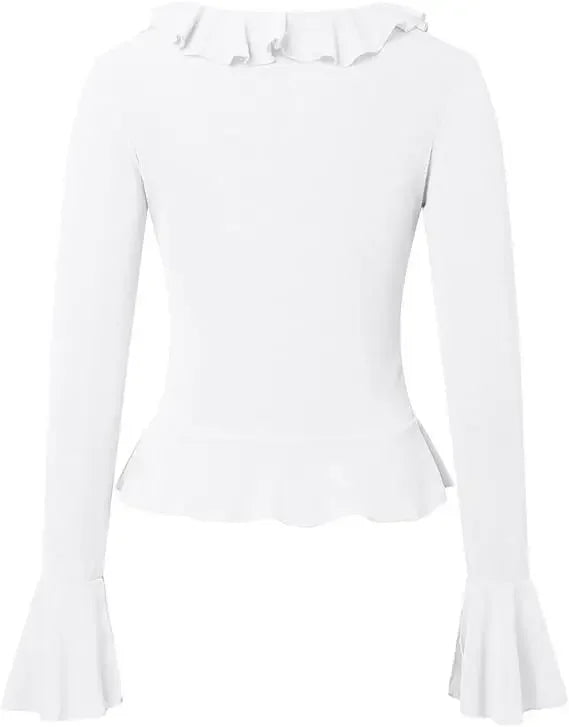 Boho Ruffle Draw Tee - Livellia
