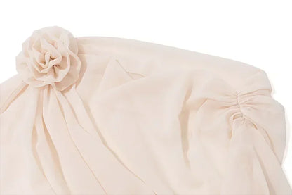 Elegant Corset Flower Blouse - Livellia