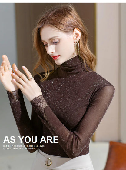 Lace Mesh Top - Livellia