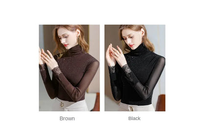 Lace Mesh Top - Livellia
