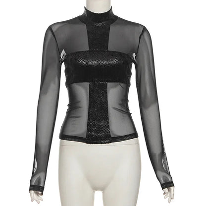 Mesh Edge Top - Livellia