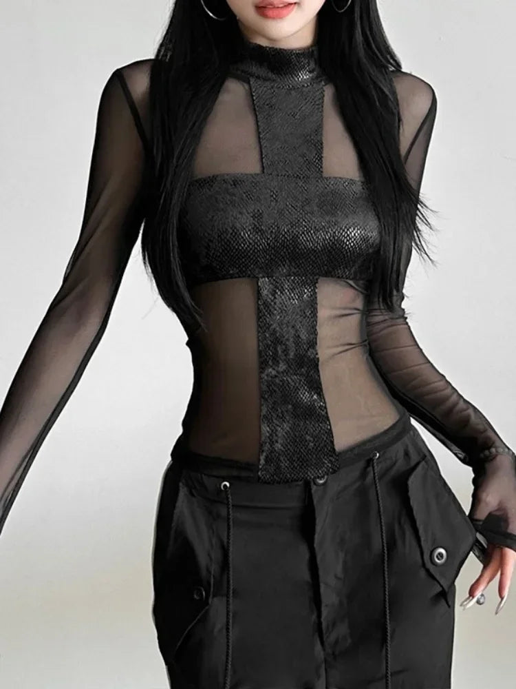 Mesh Edge Top - Livellia