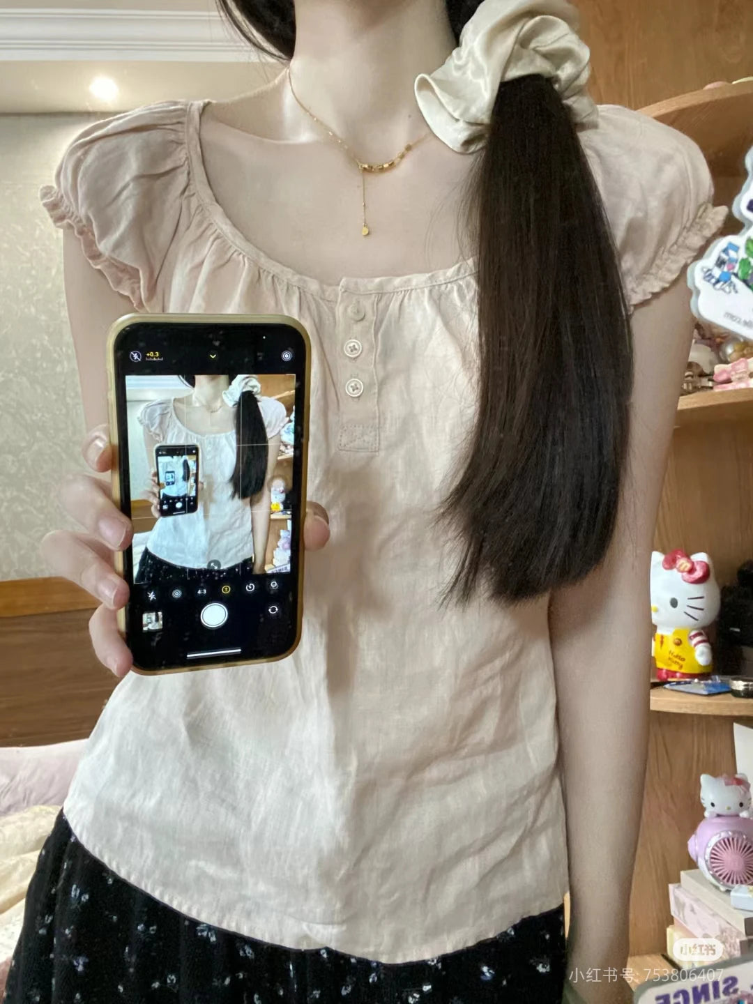 Puff Waist Tee - Livellia
