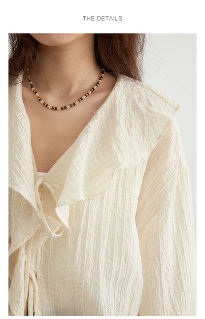 Boho Ruffle V‑Tie - Livellia