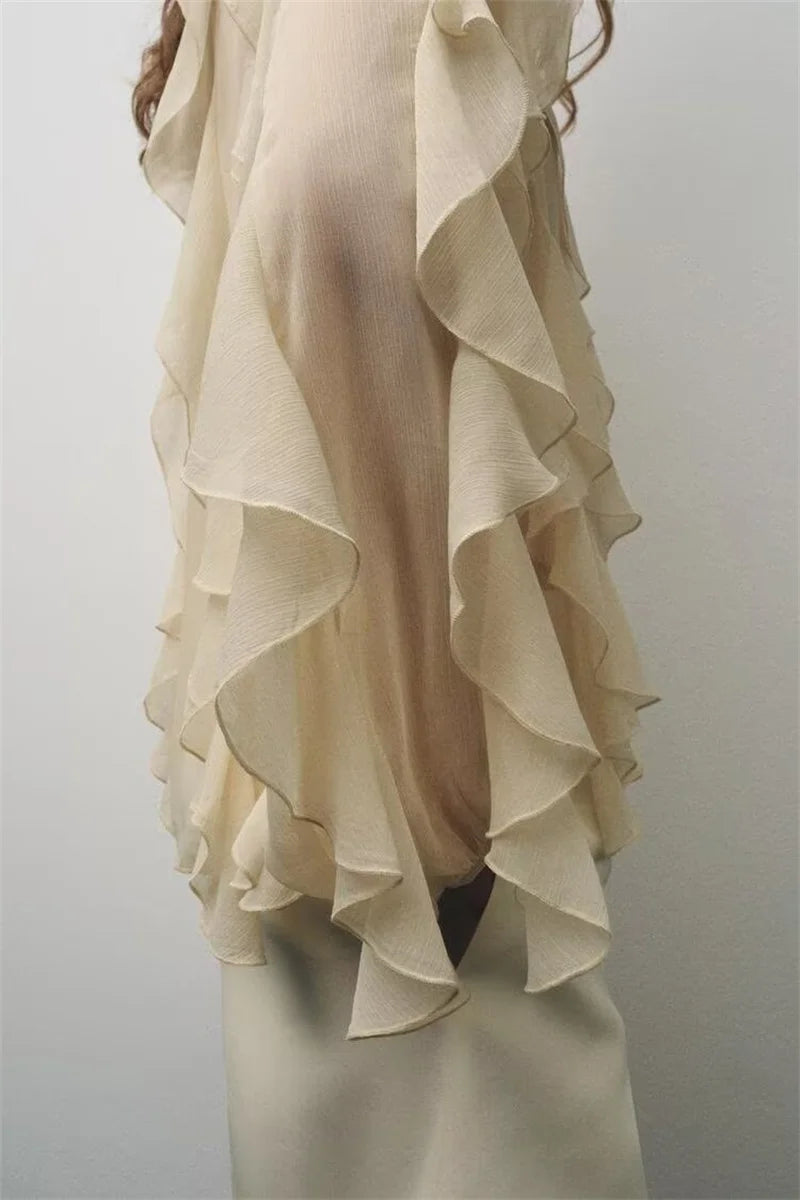 Whisper Ruffle Top - Livellia