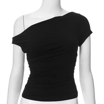 Asymmetric Off-Shoulder Top - Livellia