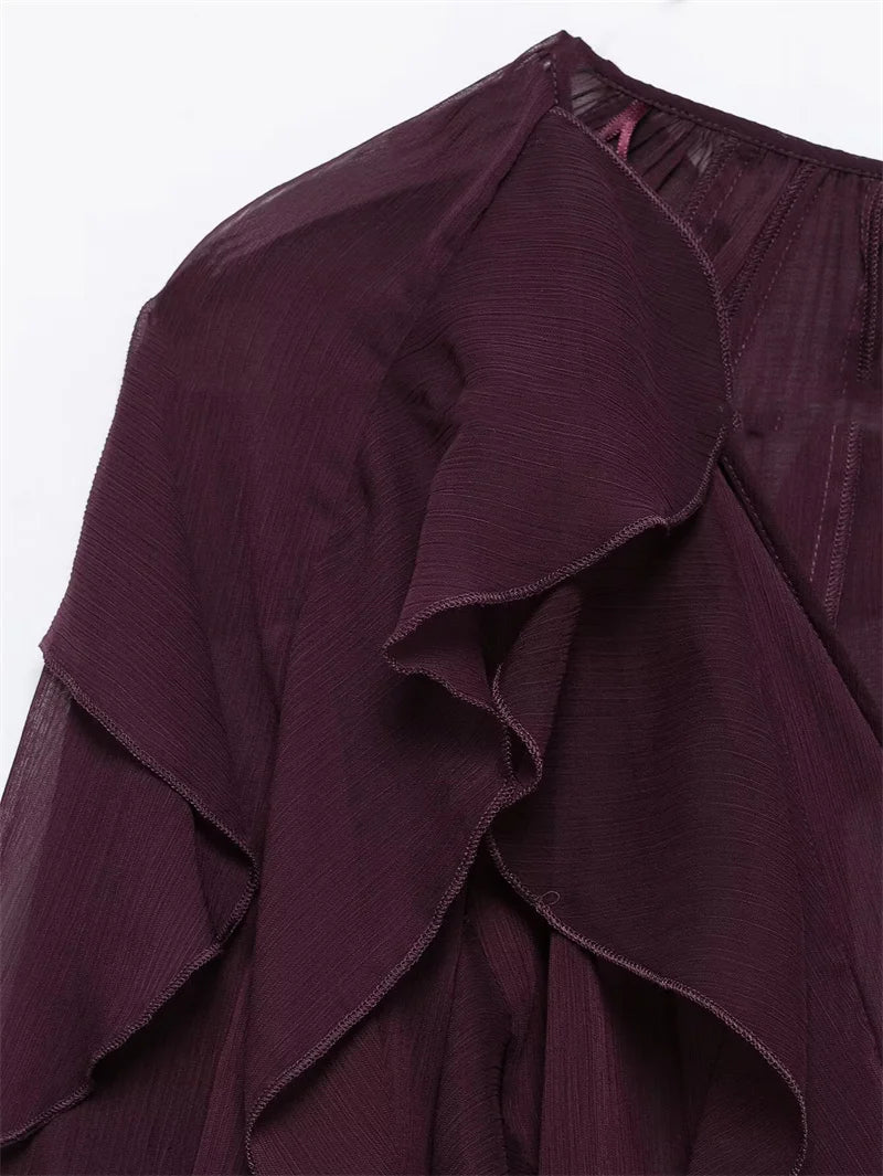 Whisper Ruffle Top - Livellia