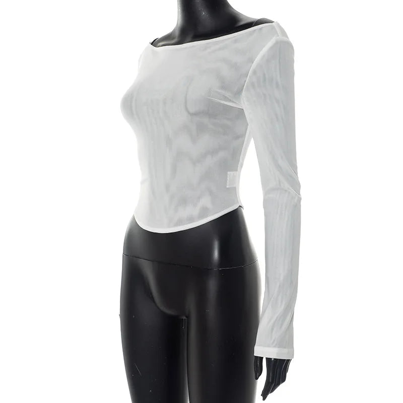 Mesh Crop Top - Livellia