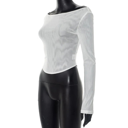 Mesh Crop Top - Livellia