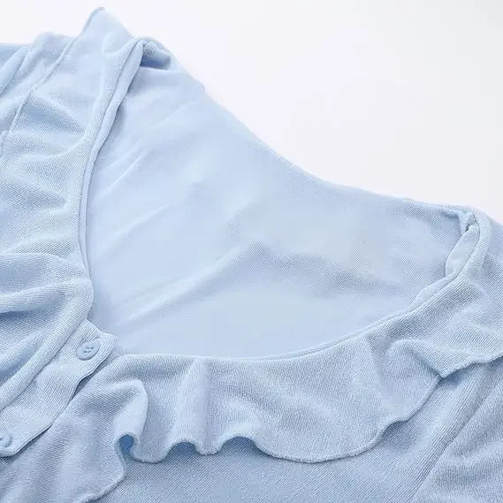 Boho Ruffle Draw Tee - Livellia
