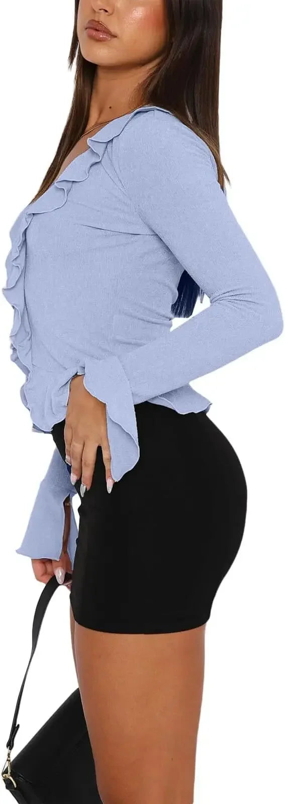 Boho Ruffle Draw Tee - Livellia