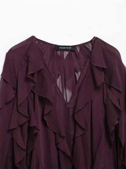Whisper Ruffle Top - Livellia