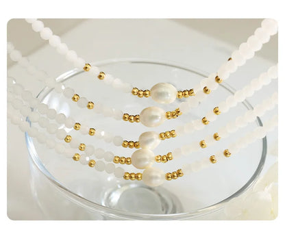 Subtle Bead Necklace - Livellia