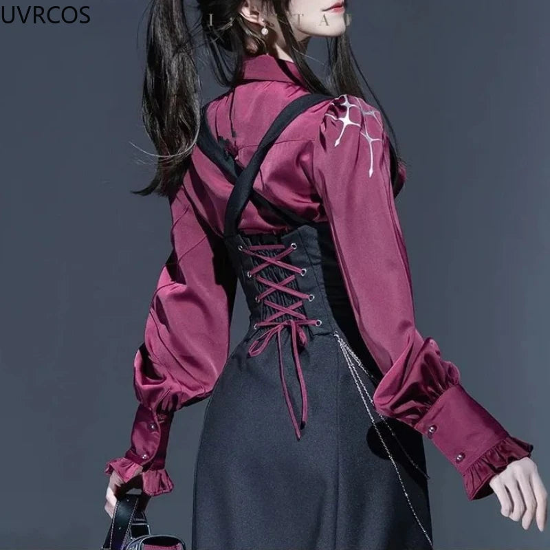 Victorian Gothic Lolita Ruffle Blouse - Livellia
