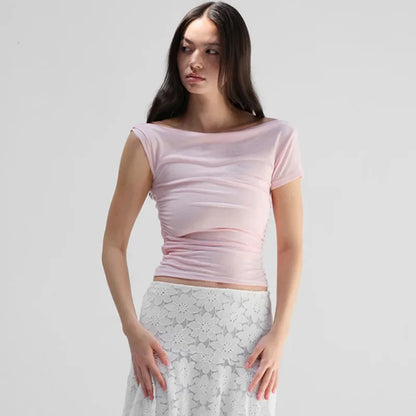 Asymmetric Off-Shoulder Top - Livellia