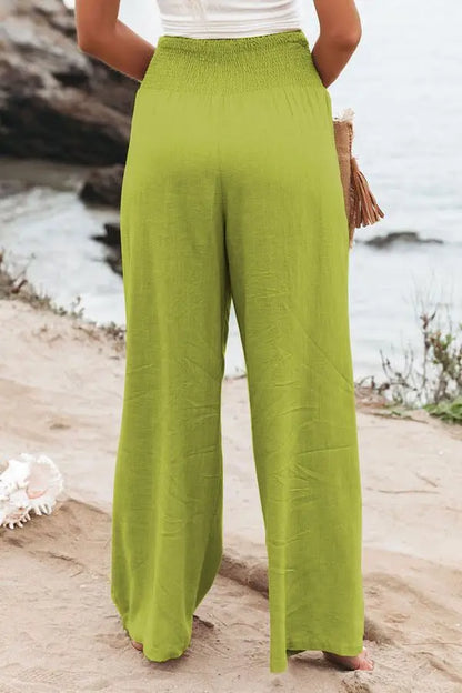 Coastal Breeze Wide-Leg Trousers - Livellia