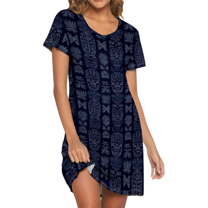 Tribal Breeze Tee Dress - Livellia