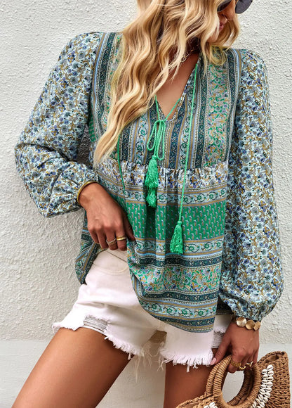 Boho Blossom Blouse - Livellia