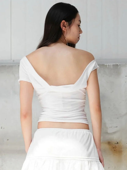 Asymmetric Off-Shoulder Top - Livellia