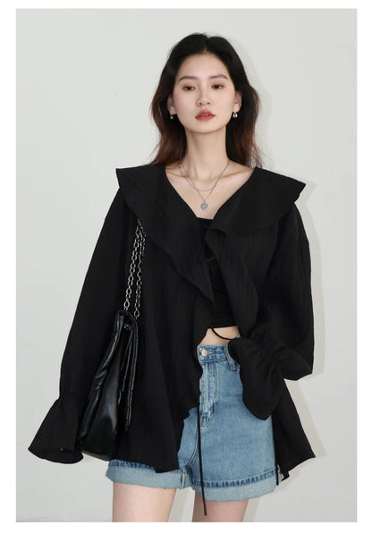 Boho Ruffle V‑Tie - Livellia