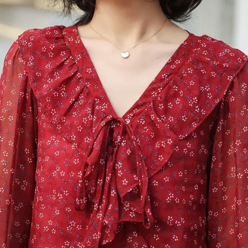 Blossom Puff Blouse - Livellia