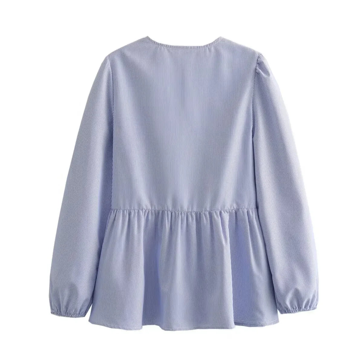 Vintage Puff Sleeve Ruffle Blouse - Livellia