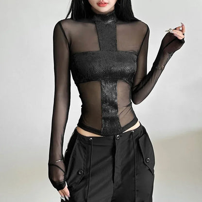 Mesh Edge Top - Livellia