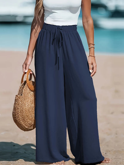 All-Season Flow Wide-Leg Trousers - Livellia