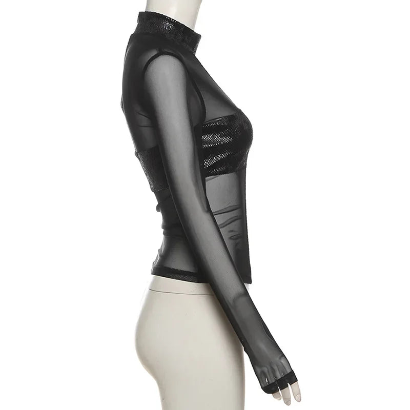 Mesh Edge Top - Livellia