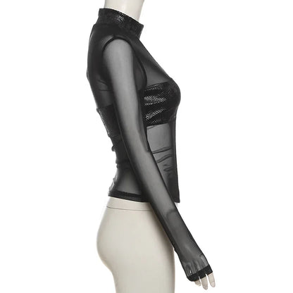 Mesh Edge Top - Livellia