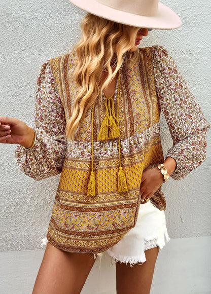 Boho Blossom Blouse - Livellia