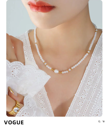Subtle Bead Necklace - Livellia