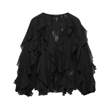 Whisper Ruffle Top - Livellia